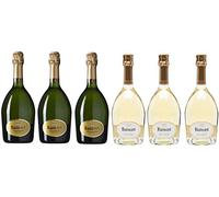 VINADDICT Lote de 6 Champagnes Ruinart Brut y Blanc de Blancs 750 mililitros
