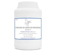 Vinagre de Sidra de Manzana (Acidez 5%) en Polvo | Power Natural Life | Bote 1 kg | Uso Alimentario | Ingrediente para Formulaciones, Condimentos y Preparaciones Alimentarias