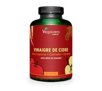 Vinagre de Sidra de Manzana Con Madre | Alta Dosis: 1950 mg | Con Cayena, Jengibre, Canela y Cromo | Apoyo Metabólico Completo | 240 Cápsulas | Vegano y Sin Aditivos | Vegavero