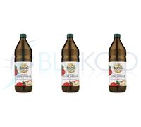 Vinagre de sidra de manzana orgánico Biona con madre - 750 ml (paquete de 3)
