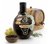Vinagre de Vino blanco Reserva 4 años premium Extra Sancho | Vinagre Blanco de vino Airén añejado en barricas de roble con jerez durante 4 años. (1, 500, mililitro)