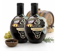 Vinagre de Vino blanco Reserva 4 años premium Extra Sancho | Vinagre Blanco de vino Airén añejado en barricas de roble con jerez durante 4 años. (2, 500, mililitro)