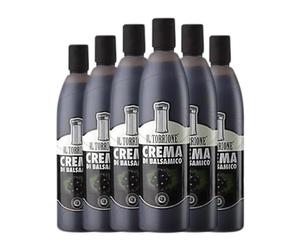 Vinagre Il Torrione Crema di Balsamico Botella Medium 50 aja de 6 Botella Medium de 50 cl)