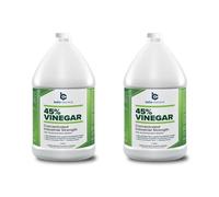 Vinagre puro al 45 %, grado industrial concentrado (2 galones)