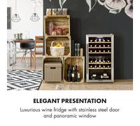 Vinamour 29 Duo nevera para vinos 2 zonas 80L/29 botellas 5-22°C Touch