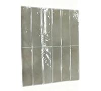 VINATO 10 Piezas Azulejos Adhesivos, 3D Azulejo Adhesivos Baño,Paneles Autoadhesivos Cocina,Vinilo Adhesivo Pared para despegar y pegar, Impermeable, Fáciles De Limpiar(Beige,22.9x29 cm)