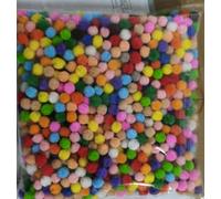VINATO 1000 Pompones de Colores 1 cm - Set de 10 Colores para Manualidades