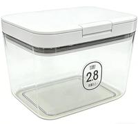 VINATO 2.8 L Contenedor Detergente Polvo,Pastillas Lavadora Caja de Almacenamiento de Plástico,Dosificador Detergente Lavadora