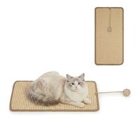 VINATO 2 Unidades Alfombrilla Rascador para Gatos de Sisal 50x20cm Autoadhesiva, Protector Sofá Gatos Antiarañazos, Rascador para Gatos de Pared o Esquina, Resistente al Desgaste