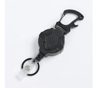 VINATO 3 Piezas Llaveros Retráctil con Cable de Acero de 80cm,Llavero Extensible Retractil Resistente para Clave, Identificación