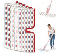 VINATO 4 Paños Recambio Mopa Compatible con Vileda 1-2 Spraymax, Microfibra Lavable para Suelos Duros, Recambio Fregona