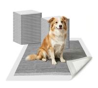 VINATO 40 Piezas Empapadores Perros, 60 x 60cm Almohadillas Absorbentes, Almohadillas de adiestramiento de Perros y Cachorros, Superabsorbentes, antiescapada y Control de olores