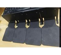 VINATO Baldas Flotantes Pared,Juego de 4 Estanterías Pared Metálico Estable para El Salón,la Cocina,el Dormitorio