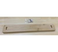 VINATO Barra Magnética para Cuchillos de Bambú 40cm, Soportes Cuchillos Magnéticos Cocina Sin Taladrar, con 2 Ganchos, Adhesivo o con tornillos, para Almacenamiento Utensilios y Herramientas Cocina