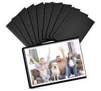 VINATO Foto Imanes Nevera, 10 Piezas 10 × 15 cm Marcos de Fotos Magnéticos, Iman Nevera Portafotos Magnéticos para Polaroid Instax Mini Fotos, Negro