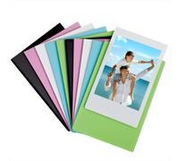 VINATO Foto Imanes Nevera, Iman Nevera Portafotos Magnéticos, para Polaroid Instax Mini Fotos, 10 Piezas 9 x 5,8 cm Marcos de Fotos Magnéticos, Multicolor