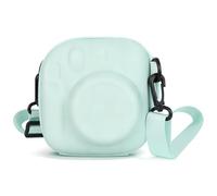 VINATO Funda EVA Dura para Cámaras Mini 7+/8/9/11/12/40, Funda Resiste Salpicaduras con Correa Ajustable, Estuche Antigolpes Ligero de Viaje, Verde Menta