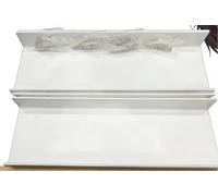 VINATO Juego de 4 Estantería Pared de Acrílicos, 30x10x4 cm, Estantes Flotantes de Pared, Impermeables y Resistentes a los Arañazos, para Baño, Cocina, Salón y Dormitorio, Negro