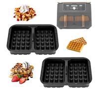 VINATO Molde de Silicona para Gofres de Air Fryer (Pack de 2) | Accesorios Airfryer para Ninja | Compatible con AF400EU/AF451EU/AF500EU | Molde Silicona Freidora de Aire | Apto Lavavajillas