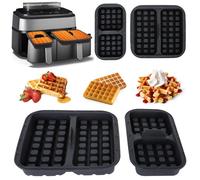 VINATO Pack 2 Moldes de Silicona para Gofres para Airfryer 3000/5000 | Accesorios Freidora sin Aceite | Molde Gofres Air Fryer | Compatible Dual Basket