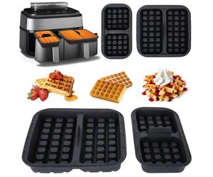 VINATO Pack 2 Moldes para Gofres para Airfryer 3000/5000, Accesorios Freidora sin Aceite, Silicona Molde Gofres Air Fryer, Compatible Dual