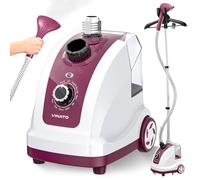 VINATO Plancha Vertical Vapor, Plancha de Vapor Vertical con Depósito de Agua de 1,35 Litros, 11 Funciones de Vapor Vaporizador Para el Cuidado de la Ropa