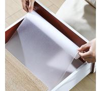 VINATO Protector Cajones de EVA - Impermeable, Cortable, Antideslizante - Protección Interior para Cocina, Baño, Armarios (Transparente, 30x400 cm)