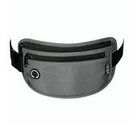 VINATO Riñonera Antirrobo, con Protección RFID, Bolso de Cintura para Hombre y Mujer, Cinturones de Dinero Ocultos para Viajes, Deportes y Festivales, para Pasaporte, Efectivo,Teléfono, Gris
