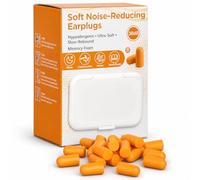 VINATO Tapones para Dormir, Tapones Oidos Ruido Dormir de Espuma,60 Pares Antirruido 38 dB SNR, Protección Auditiva para Ronquidos, Viajes, Estudio