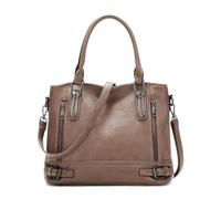 VINBAGGE Bolso a Cuero tracolla PU para Mujeres Messenger Hobo Bolsa Tote Gran Capacidad para Trabajo Compras Fiesta Viajes