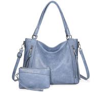 VINBAGGE Bolso Bandolera Mujer Bolsos Mujer de Cuero PU Casual Bolso Shopper Bolso de Hombro Bolsa Tote de 2 piezas Gran Capacidad