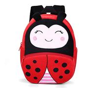 VINBAGGE Mochila Infantil Kindergarten Guarderia Animales Linda Bolso Bebe Escuela Dibujos Animados para niña y niño 1-3 años,pequeño diablo