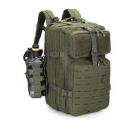 VINBAGGE Mochila Militar 35L Mochila Hombre Táctica Impermeable MOLLE para Viaje Senderismo Deportivas Trekking Camping, Verde