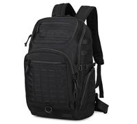 VINBAGGE Mochila Táctica 40L Hombre Mochila de Senderismo Mochila de Trekking Mochila de Pesca Molle Bolsa de Hombro para Supervivencia Outdoor Camping Viajes Bundeswehr Mochila Negro