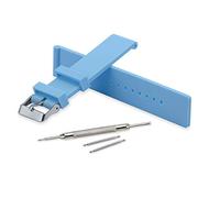 VINBAND Correa Reloj Calidad Alta Impermeable Recambios Correa Relojes Caucho Hombre Mujer Negro Suave - 18mm, 20mm, 22mm, 24mm Silicona Correa Reloj con Herramienta (20mm, Azul claro)