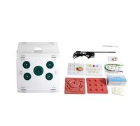 Vinbcorw Simulador laparoscópico - Kit de Entrenamiento quirúrgico para Estudiantes de enfermería Incluye 5 módulos de Entrenamiento Caja de endoscopio con cámara HD,Blanco