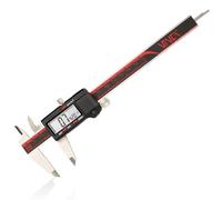 VINCA Digital Caliper, DCLA-0605 0-6 Inch/150mm, Inch/Millimeter/Fraction Conversion, Stainless Steel, Large LCD Screen