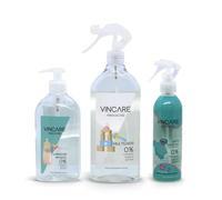 VINCARE Pack Bebé 0% - Limpiador de Biberones + Multiusos Infantil + Quitamanchas Ropa Bebé | Sin Olor, Sin Residuos, Seguro para Vajilla, Juguetes y Baberetas de Silicona