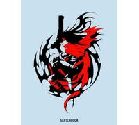 Vinceent Valentine Final Fantasy Sketchbook: 110 pages, 8.5x11 inches, Blank Pages, White paper, Sketch, Doodle and Draw