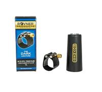 Vincent Bach 1RL - Abrazadera y funda para saxofón, color negro