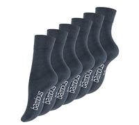 Vincent Creation calcetines de bambú para mujer y hombre, suaves y transpirables, paquete de 6 o 9, negro, beige, azul marino, mix, 39-42