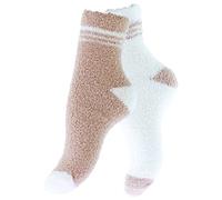 Vincent Creation Pack de 4 pares de calcetines para dormir suaves en varios color con y sin rayas