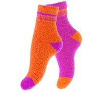 Vincent Creation Pack de 4 pares de calcetines para dormir suaves en varios color con y sin rayas