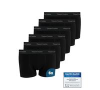 Vincent Creation Pack de 6 calzoncillos tipo bóxer, calzoncillos tipo bóxer, calzoncillos retro para hombre, Black 6er Pack, M