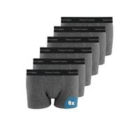 Vincent Creation Pack de 6 calzoncillos tipo bóxer, calzoncillos tipo bóxer, calzoncillos retro para hombre, antracita, L