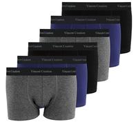 Vincent Creation Pack de 6 calzoncillos tipo bóxer, calzoncillos tipo bóxer, calzoncillos retro para hombre, Mixto 6 Pack, M