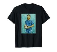 Vincent Muestra Amor AL FÚTBOL Pintura DE Retrato A Rayas Camiseta