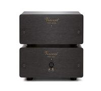 Vincent PHO-300 - Preamplificador Phono de Alta Gama en Carcasa de Aluminio, Fuente de alimentación Externa para Tocadiscos con Sistemas de muestreo MM y MC, Color Negro