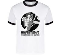 Vincent Price Cult Horror Actor Caricature T Shirt Men White XL