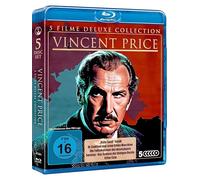 Vincent Price Deluxe Collection 5er Disc Set in einer Blu-Ray Box - 5 Meisterwerke des Britischen Schauspieler aus den 60er Jahren - Ungekürzt mit insgesamt über 7 Stunden Laufzeit